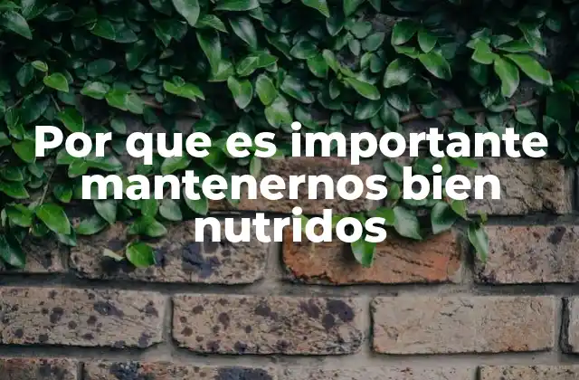 La relación entre la salud y la nutrición equilibrada