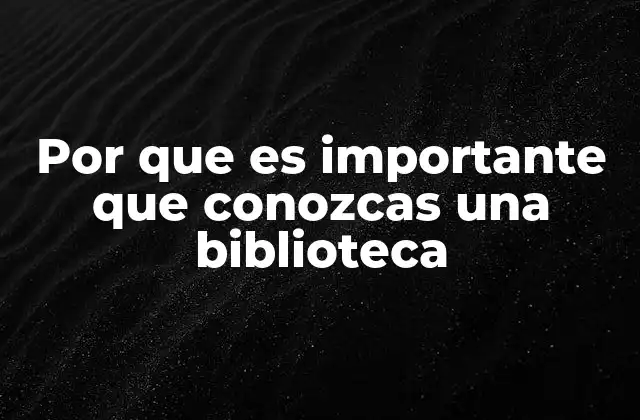 Descubre cómo las bibliotecas son más que solo libros