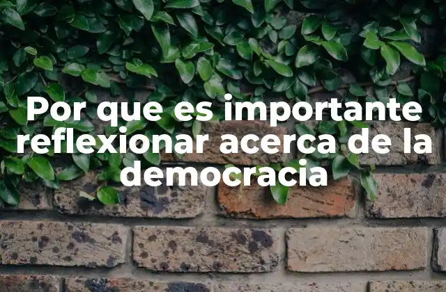 La salud de una sociedad depende de su sistema político