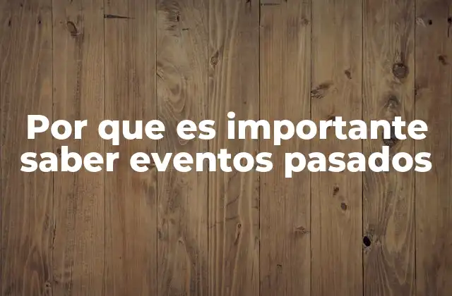 La conexión entre el pasado y el presente