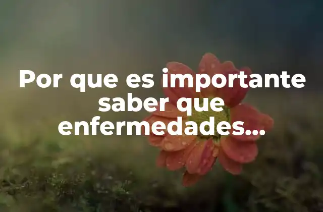 Por que es Importante Saber que Enfermedades Previene las Vacunas