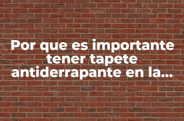 Por que es Importante Tener Tapete Antiderrapante en la Cocina