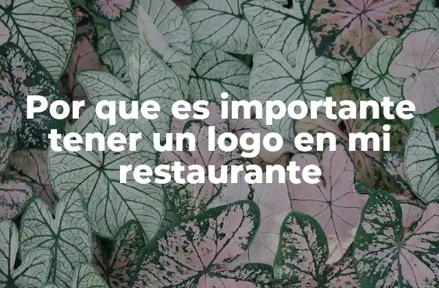 Por que es Importante Tener un Logo en Mi Restaurante