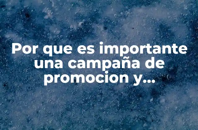 Por que es Importante una Campaña de Promocion y Publicidad