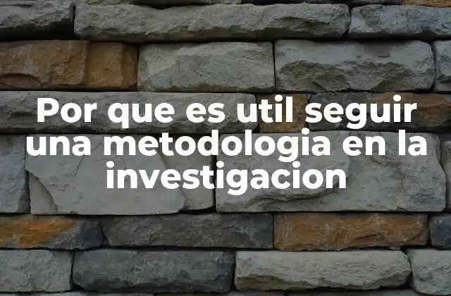 La importancia de la estructura en el proceso investigativo