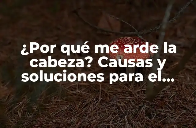 ¿por Qué Me Arde la Cabeza? Causas y Soluciones para el Dolor de Cabeza