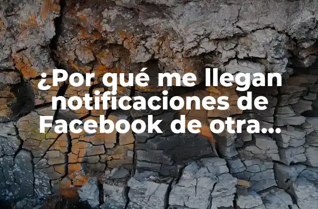 ¿por Qué Me Llegan Notificaciones de Facebook de Otra Persona?