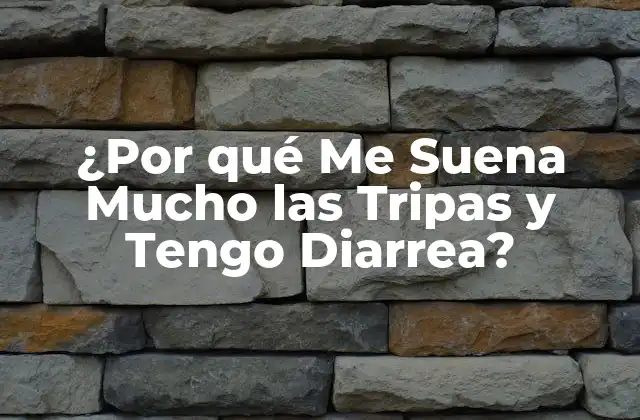 ¿por Qué Me Suena Mucho las Tripas y Tengo Diarrea?