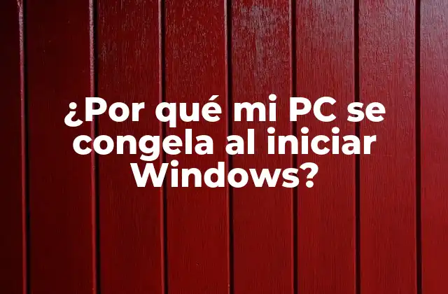 ¿por Qué Mi Pc Se Congela Al Iniciar Windows? 2 Causas Comunes de la Congelación al Iniciar Windows