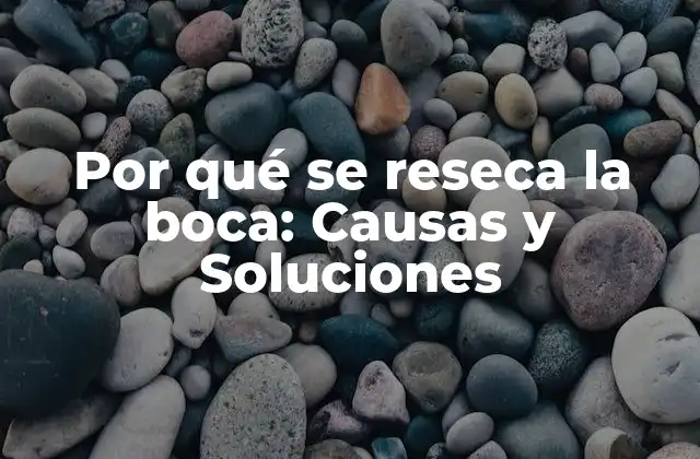 Por Qué Se Reseca la Boca: Causas y Soluciones