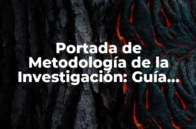 Portada de Metodología de la Investigación: Guía Completa