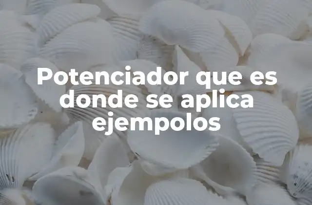 Aplicaciones de los potenciadores en diferentes sectores