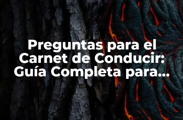 ¿Cuántas Preguntas Hay en el Examen de Conducir?