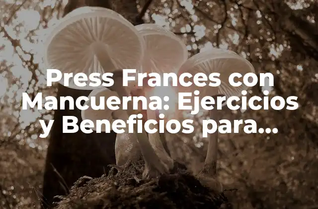 Press Frances con Mancuerna: Ejercicios y Beneficios para Fortalecer Tus Hombros 2 ¿Qué es el Press Frances con Mancuerna?