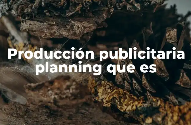 Producción Publicitaria Planning que es 2 La importancia de organizar cada etapa de la campaña