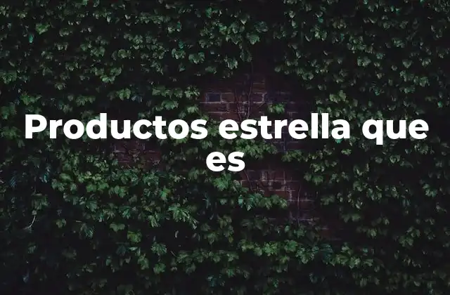 Productos Estrella que es 2 La importancia de tener productos destacados en una cartera