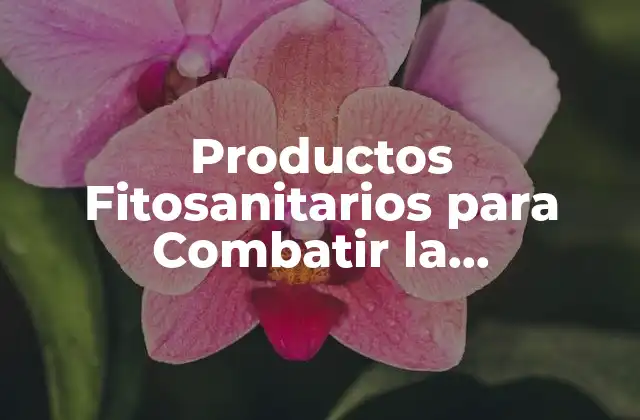 Productos Fitosanitarios para Combatir la Procesionaria Del Pino