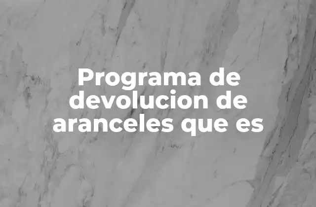 Programa de Devolucion de Aranceles que es 2 Cómo funcionan las iniciativas de devolución de aranceles