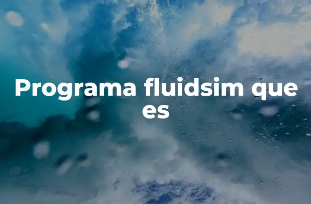 Programa Fluidsim que es