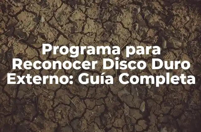 ¿Cómo Funciona el Reconocimiento de Discos Duros Externos?