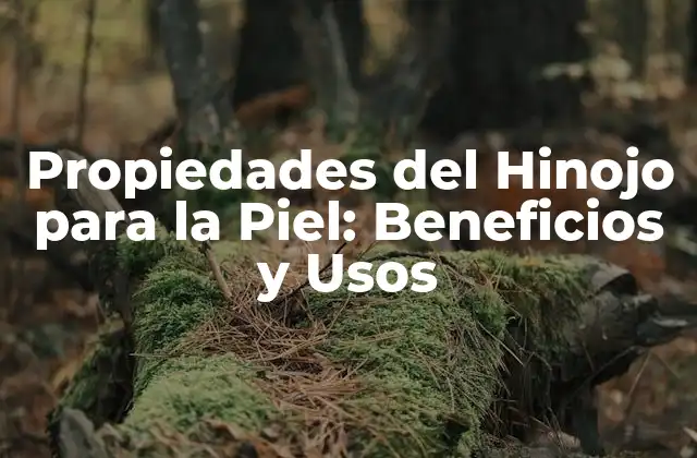Propiedades Del Hinojo para la Piel: Beneficios y Usos