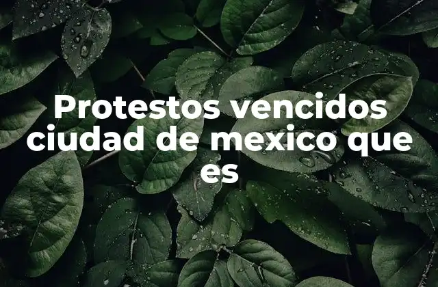Las consecuencias de tener un protesto vencido en la Ciudad de México