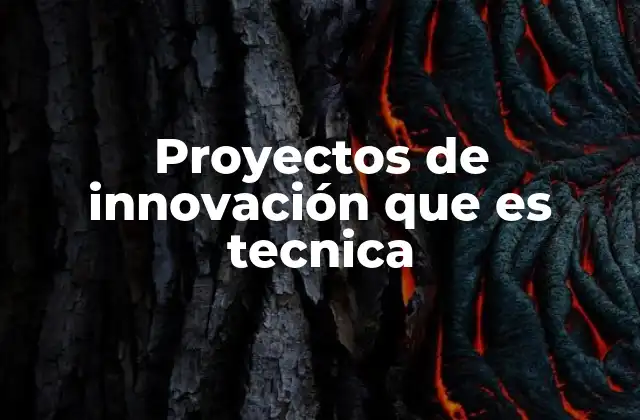 La importancia de integrar tecnología en proyectos de innovación