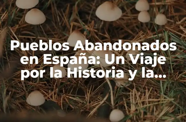 Pueblos Abandonados en España: un Viaje por la Historia y la Naturaleza