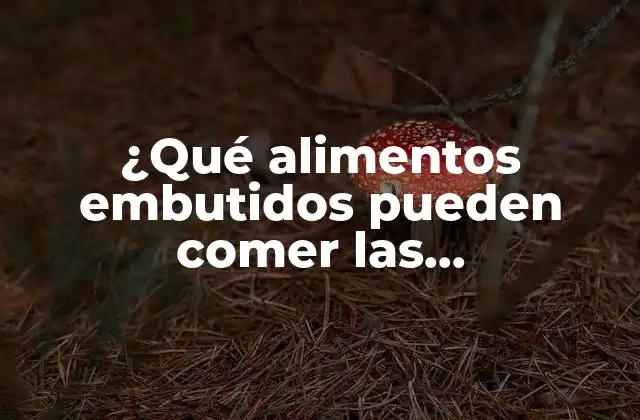 ¿qué Alimentos Embutidos Pueden Comer las Embarazadas de Manera Segura?