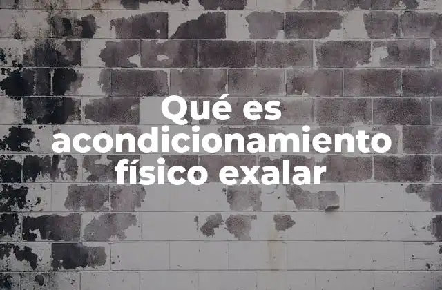 La importancia de la respiración en el acondicionamiento físico exalar