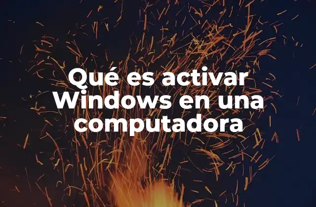 La importancia de la activación en el funcionamiento del sistema