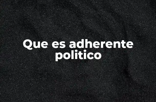 El papel del adherente en la democracia