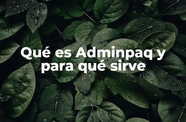 Qué es Adminpaq y para Qué Sirve