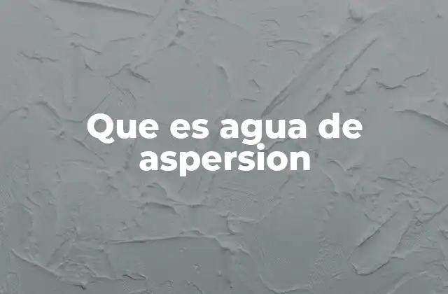 Aplicaciones del agua de aspersión en la agricultura