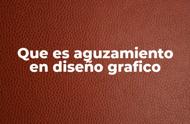 Que es Aguzamiento en Diseño Grafico