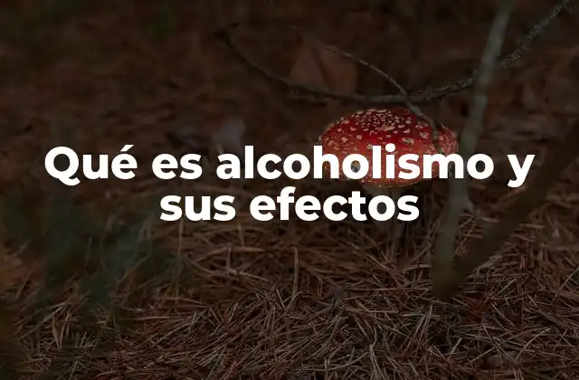 Qué es Alcoholismo y Sus Efectos 2 El impacto del consumo prolongado de alcohol en el cuerpo humano
