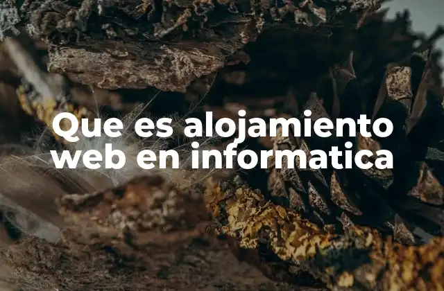 Cómo funciona el alojamiento web