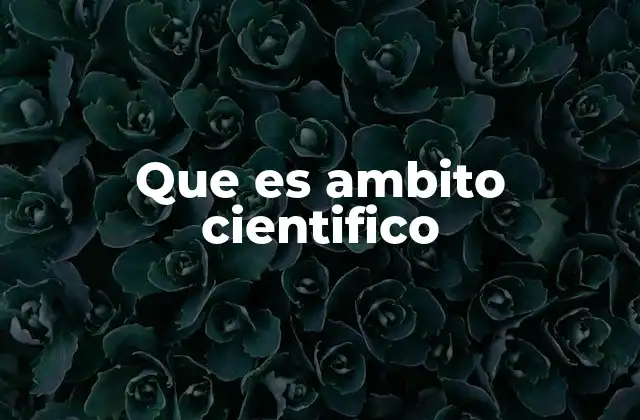 Que es Ambito Cientifico 2 El rol de la ciencia en la sociedad