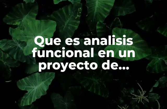 Que es Analisis Funcional en un Proyecto de Investigacion 2 La importancia del análisis funcional en la investigación científica