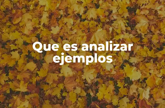 Que es Analizar Ejemplos 2 El poder de los casos concretos en el desarrollo del pensamiento crítico