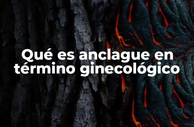 Causas y mecanismos detrás del anclague ginecológico