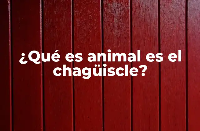 El chagüiscle en la fauna y la biodiversidad