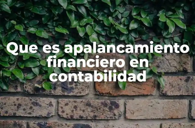 El apalancamiento financiero como herramienta de gestión de capital