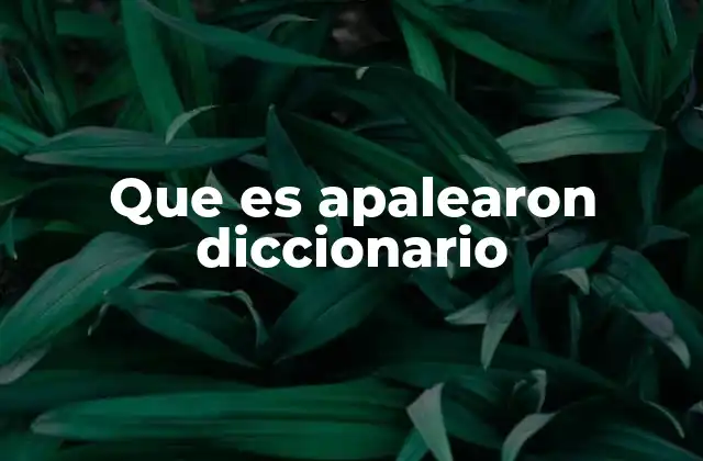El uso del verbo apalear en el español contemporáneo