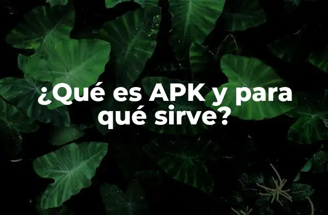 ¿qué es Apk y para Qué Sirve?