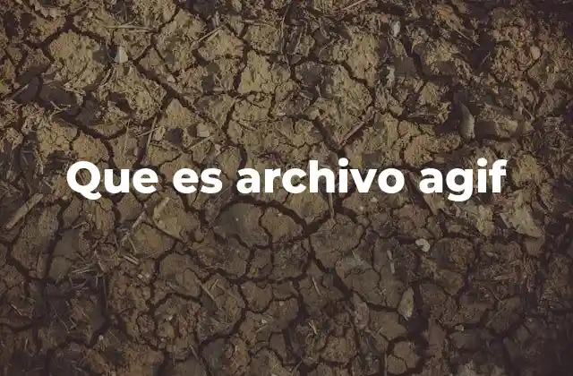 Que es Archivo Agif