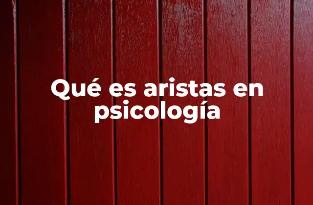 El rol de las aristas en el análisis de la personalidad