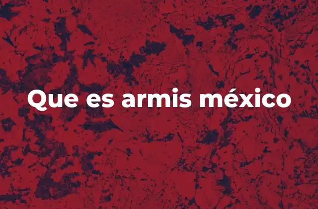 Que es Armis México