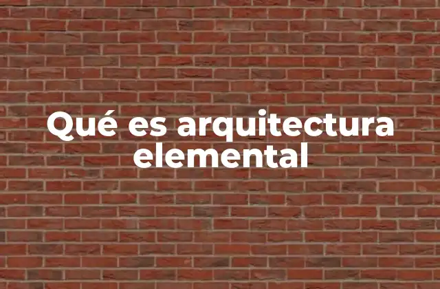Los cimientos del diseño arquitectónico