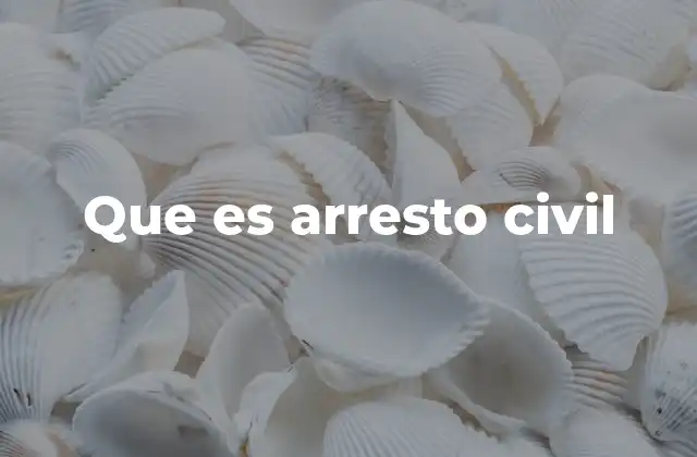 Diferencias entre arresto civil y arresto penal